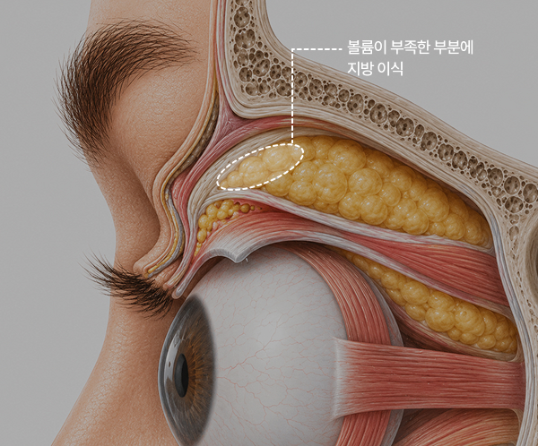 눈밑 미세 지방이식 사진