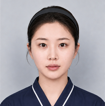 윤곽술 수술후 정면